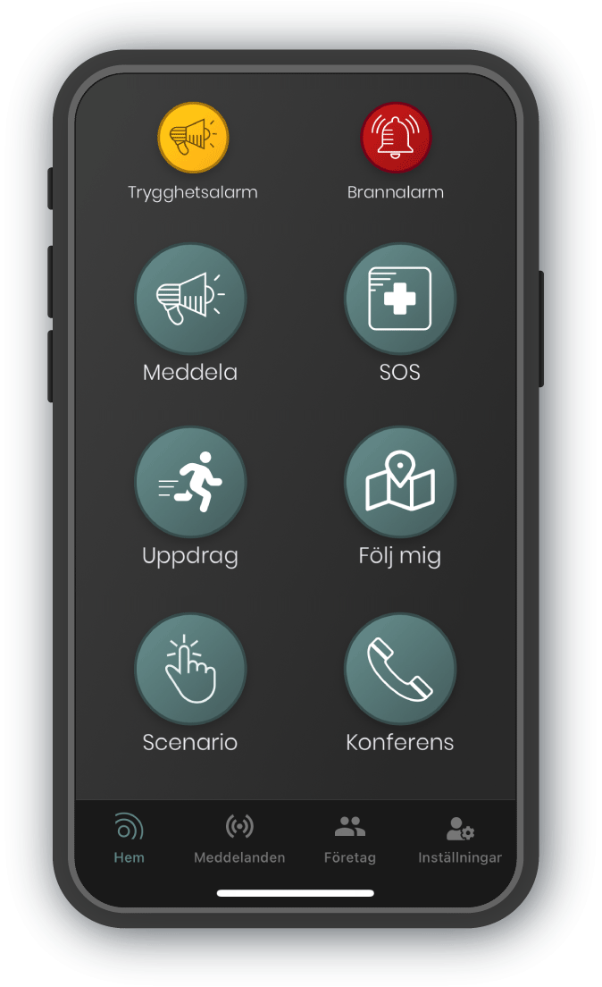 TeamAlert mobil app